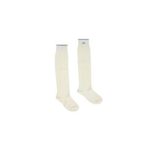 Wool Blended Over Knee Socks_Ivory