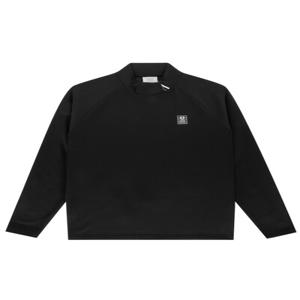 [PIGC] 남성 넥 포인트 베이직 레이어 티셔츠 블랙 (SFC140639)