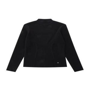[PIGC] 여성 골조직 터틀넥 스웨터 블랙 (LFC240239)