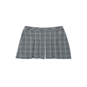 All Over Check Pleats Skirt_Grey (Q0CS30234)