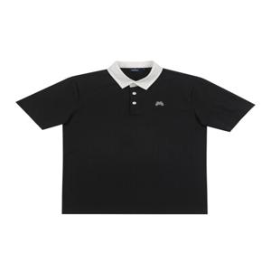 Graphic Logo Point T-Shirts_Black (Men) (Z0C120439)