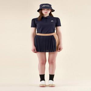 Chiffon Pleats Skirt_Navy (Q0CQ20449)