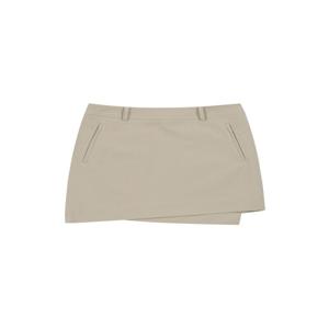 Unbalance Skirt_Beige (Q0BQ30553)