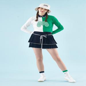 Cancan Pleats Skirt_Navy (Q0BQ30749)