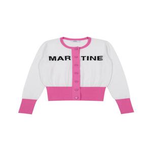 Color Point Knit Cardigan_Deep Pink (Q0C510274)