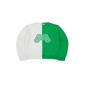 Color Reversal Symbol Point Knit_Green (Q0B230422)