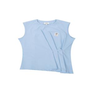 여성 플리츠 민소매 티셔츠 스카이블루(SW0DKS20942)