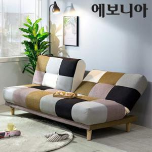 에보니아 라인 각도조절 3인용쇼파 쇼파베드 패브릭쇼파(원목다리)