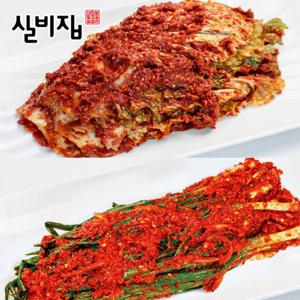 [미미의밥상] 선화동 실비집 매운 실비김치 배추김치 2kg+파김치 1kg (총 3kg)