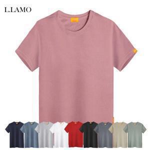 엘라모 무지 반팔티셔츠 남녀공용 빅사이즈 S-4XL 10color