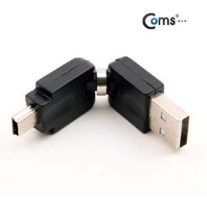 USB 젠더 - USB 2.0 Type A(M)/미니 5핀(mini 5Pin)(M)/회전형 - 고급포장 297