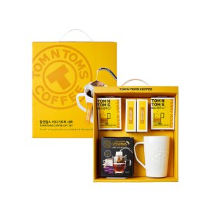 탐앤탐스 커피 선물 세트 핸드드립+페니하우스+머그컵