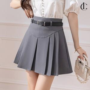 엘케이트 여성 스커트 LDK028 벨트포함 테니스 미니 플리츠 주름 치마