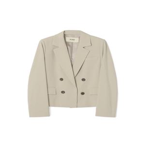 [애드호크] 23 SS 여성 크롭 재킷 (BEIGE)