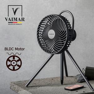 VAIMAR 독일 바이마르 BLDC 캠핑용 리모컨 선풍기(블랙) VMK-ROM-PAN