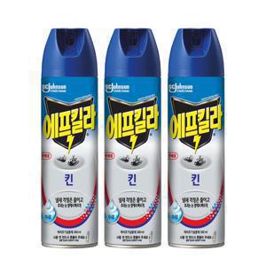 에프킬라 킨 모기약 에어로졸, 500ml, 3개