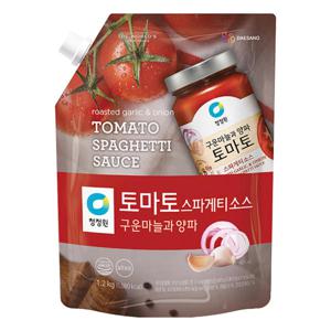 [유통기한 임박] 청정원 토마토 스파게티소스, 1.2kg