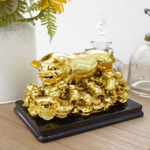 황금 재물운 돼지가족 9마리 금전소품 개업선물 (반품불가)