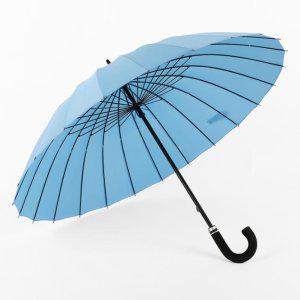 비가오면 꽃피는 24살대 튼튼한 패션 장우산