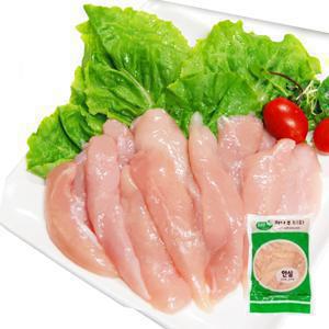 닭안심(국내산) 슬라이스 10kg(냉동)
