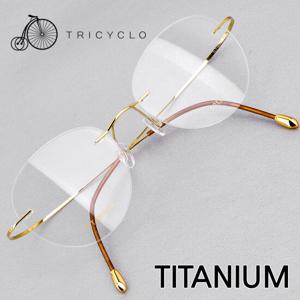 트리시클로 형상기억합금 티타늄 안경테 TLT16017-C11(50)
