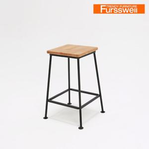 퍼스웰 스틸 원목 간이의자 홈바의자 식탁의자.일반형(DZ_049)