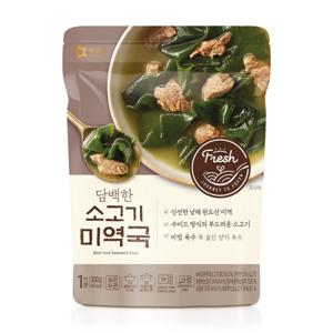 아워홈 담백한 소고기미역국300g  10봉