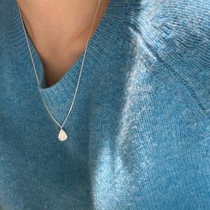 [925 silver] Un.silver.89 / Avocat necklace (silver) (11025)