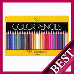 일본 직수입 TOMBOW 톰보 전문가용 색연필 36색세트/톰보 [검색어] 색연필 데생 수채색연필 목탄