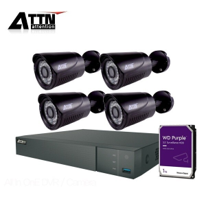 CCTV 실외 패키지 세트 녹화기 및 210만화소 4대 / 1테라 하드 포함 기본 구성품 제공