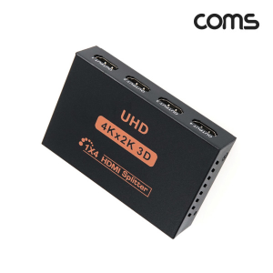 HDMI 1대4 UHD 분배기 초고화질 4K 울트라초고화질 전원 아답터 포함 180