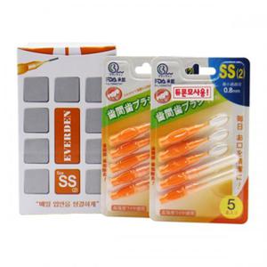 에버덴 치간칫솔 I자형(5p) SS