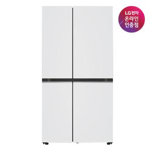 [혜택가111만원대]LG 디오스 오브제컬렉션 양문형 냉장고 S834MWW1D 832L