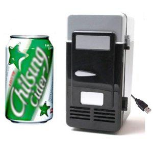 usb미니캔냉장고 블랙 음료수냉장고 USB냉장고