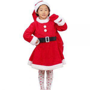 크리스마스 고급 유아원피스 산타복세트(여) 할로윈옷
