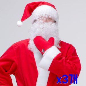 크리스마스 파티소품 대형 산타장갑 x3개 파티세트