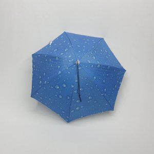 P1 머리에 쓰는 우산모자 중형 블루