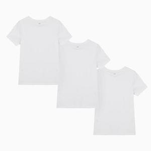여 BETTER_코튼 슬림핏 라운드넥 반팔 티셔츠 3매(WHITE / BLACK)
