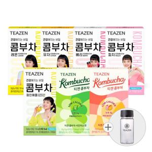 티젠 콤부차 7가지맛 X 10스틱 (총 70스틱) + 보틀