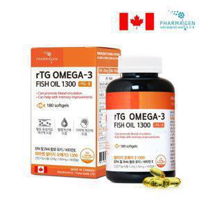 파마젠 오매가 쓰리 눈건조 rTG 알티지 오메가3 건강 비타민E DHA EPA 180캡슐