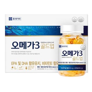하루한알 혈행개선 오메가3 골드업 180캡슐 EPA DHA 비타민E 종근당건강 기능식품