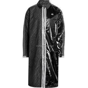 (파격가) 알렉산더왕 x 아디다스 신상 블랙 유광 패치 레인 코트 자켓