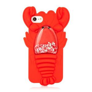 [당일발송]Skinnydip(스키니딥)-Lobster Glitter Silicone Case(아이폰6/6S, 7, 8, SE)