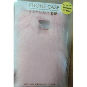 [당일발송] Skinnydip(스키니딥) - 삼성 갤럭시 S7 Edge Peach Fur Case (삼성갤럭시S7엣지)
