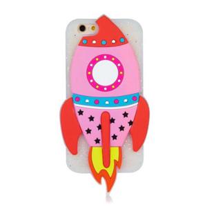[당일발송] Skinnydip(스키니딥) - Light Up Pink Rocket Case (아이폰6/6S실리콘케이스)
