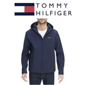 [Tommy Hilfiger]타미 힐피거 맨즈 로고 그래픽 후디드 소프트쉘 자켓/타미 힐피거 남성용 클래식 핏 지퍼 자켓