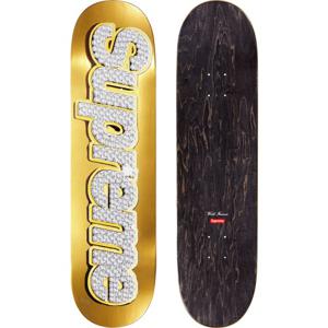 [국내배송] 슈프림 블링 박스 로고 스케이트보드 Supreme Bling Box Logo Skateboard 데크 악세사리
