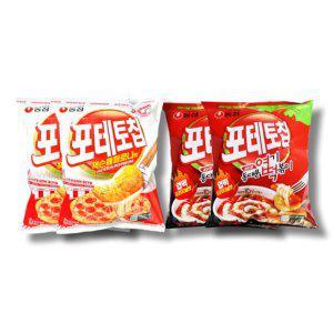포테토칩세트 잭슨페퍼로니2개+엽떡오리지널맛2개