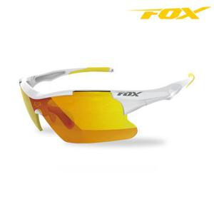 폭스 스포츠 자전거고글 선글라스 K262 화이트/옐로우
