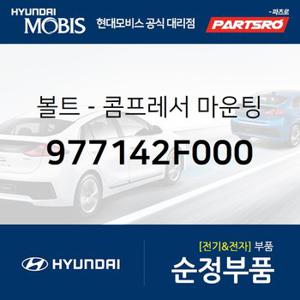 볼트-콤프레서 마운팅 (977142F000) 투싼,스포티지,쎄라토 2003.11-2006.6),옵티마 00,리갈 02,모하비,뉴 카렌스